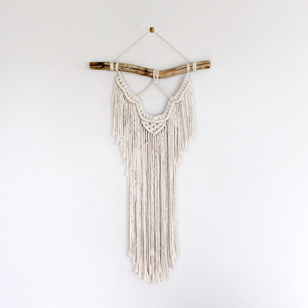 Macrame Wall Hanging Wall Art Bohemian Tapestry - Picture 2 of 6